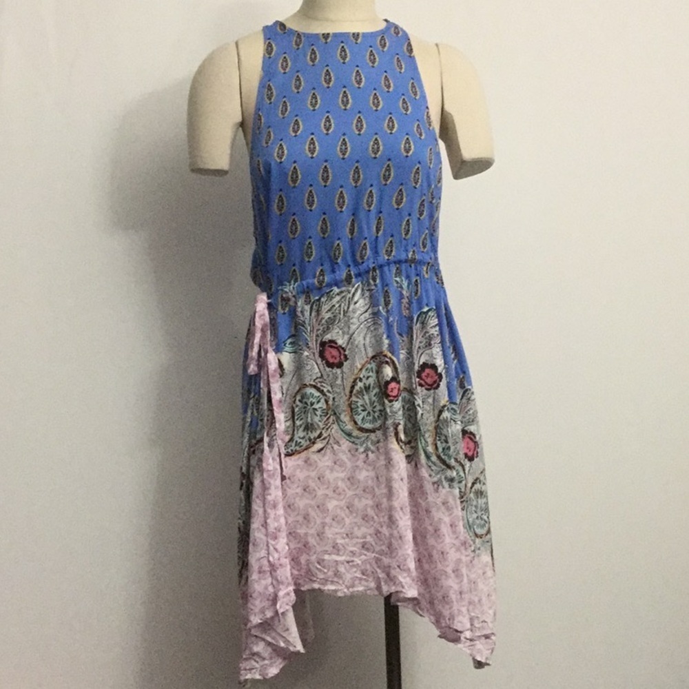 Free People Rendezvous Tank Dress Size Small Blue
